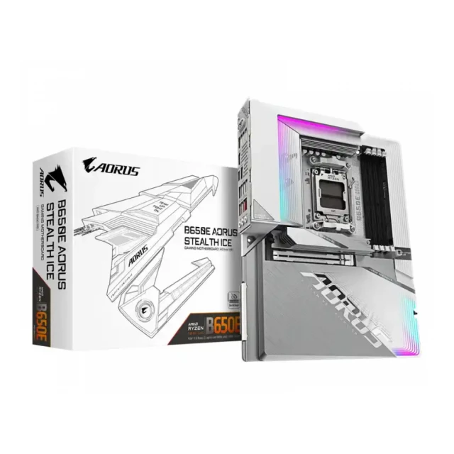 Maticna ploca Gigabyte B650E AORUS STEALTH ICE Wi-Fi 7 DDR5 AM5 ATX