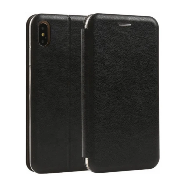 MCLF11-IPHONE XS Max * Futrola Leather FLIP Black (149)