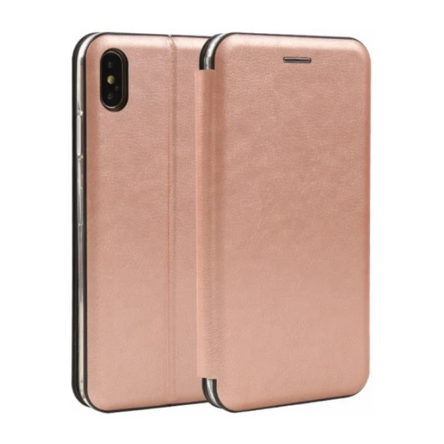 MCLF11-IPHONE XS Max * Futrola Leather FLIP Rose (149)