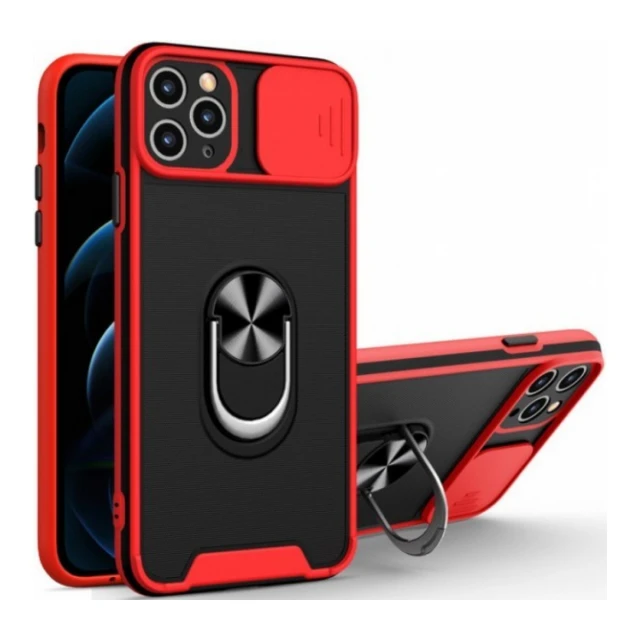 MCTR8-IPHONE XS Max * Futrola Magnetic Defender Silicone Red (149)