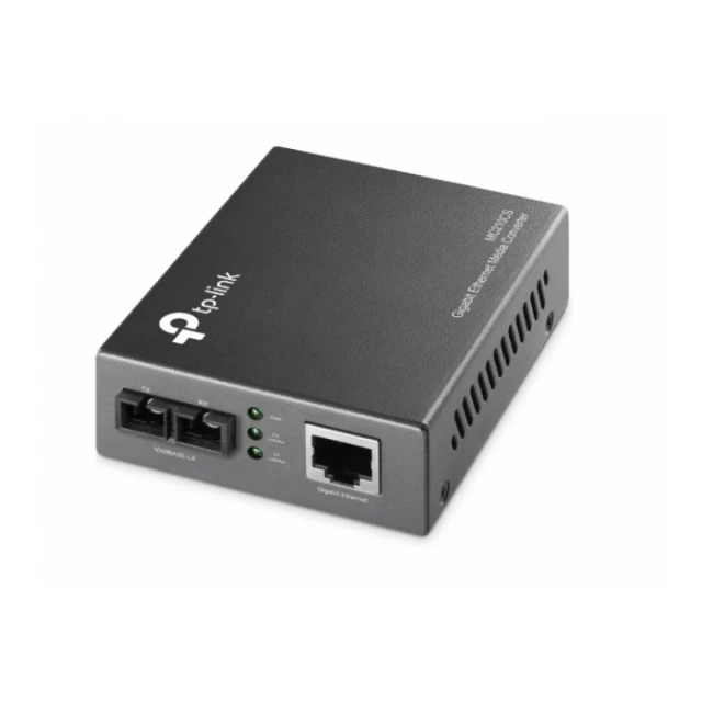 Media konverter TP-LINK MC210CS Gigabit1000Mbps to 1000Mbps/single-mode SC fiber/domet do 15km