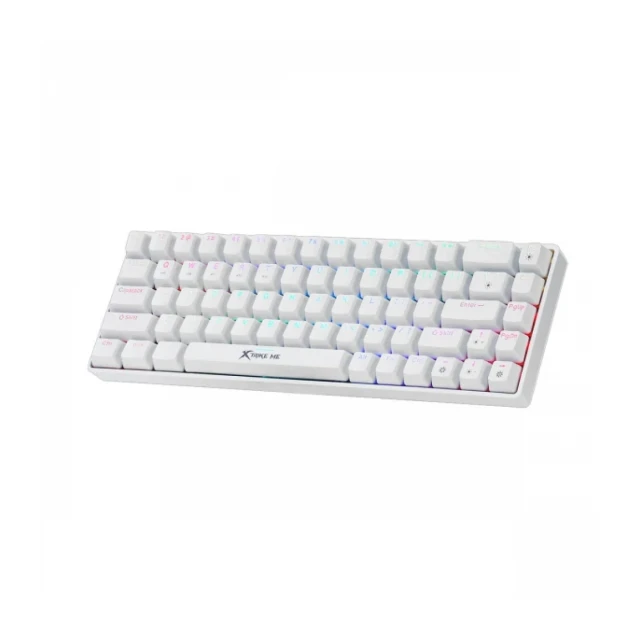 Mehanička bežična tastatura XTRIKEME GK994W ARGB WHITE