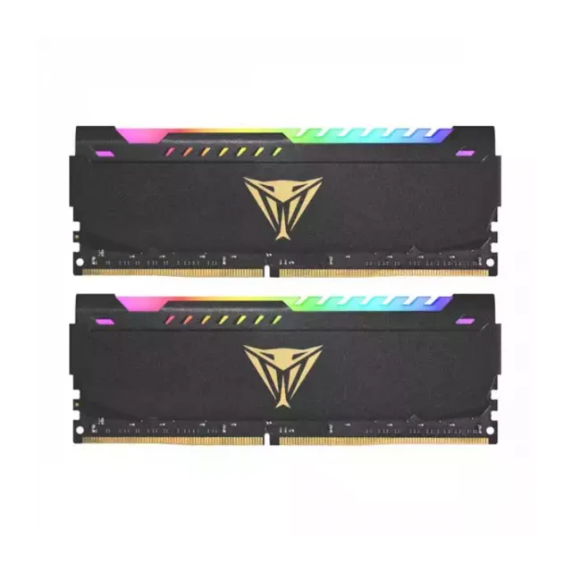 Memorija DDR4 16GB 2x8GB 3600MHZ Patriot Viper Steel RGB BLACK Dual Channel PVSR416G360C0K