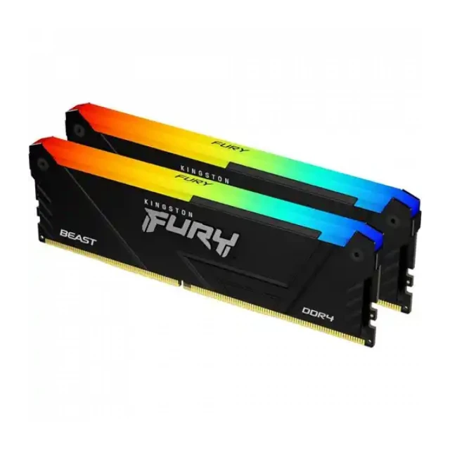 Memorija DDR4 64GB 3600MHz (2x32) Kingston Fury Beast RGB KF436C18BB2AK2/64
