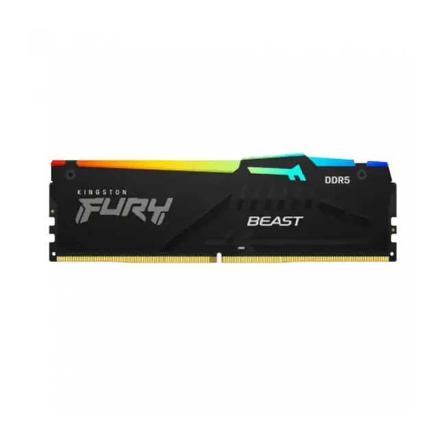 Memorija DDR5 64GB (2x32GB) 5600MHz Kingston Fury Beast RGB KF556C40BBAK2-64