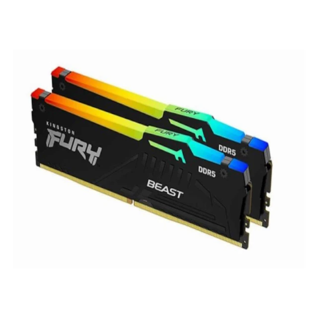 Memorija KINGSTON 16GB(2x8GB)/DIMM/DDR5/6000MHz/CL36/FURY Beast RGB EXPO