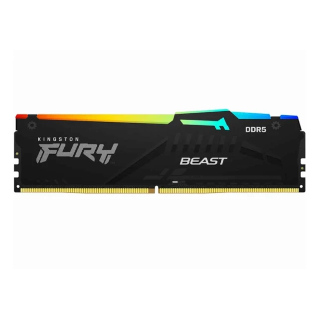 Memorija KINGSTON 16GB/DIMM/DDR5/6400MHz/CL32/FURY Beast RGB XMP