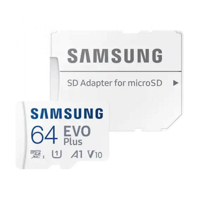 Memorijska kartica Samsung EVO Plus Micro SDXC 64GB + Adapter MB-MC64KA