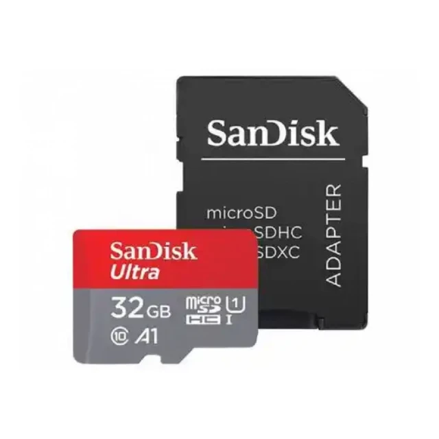 Micro SD 32GB SanDisk Ultra + adapter SDSQUA4-032G-GN6MA