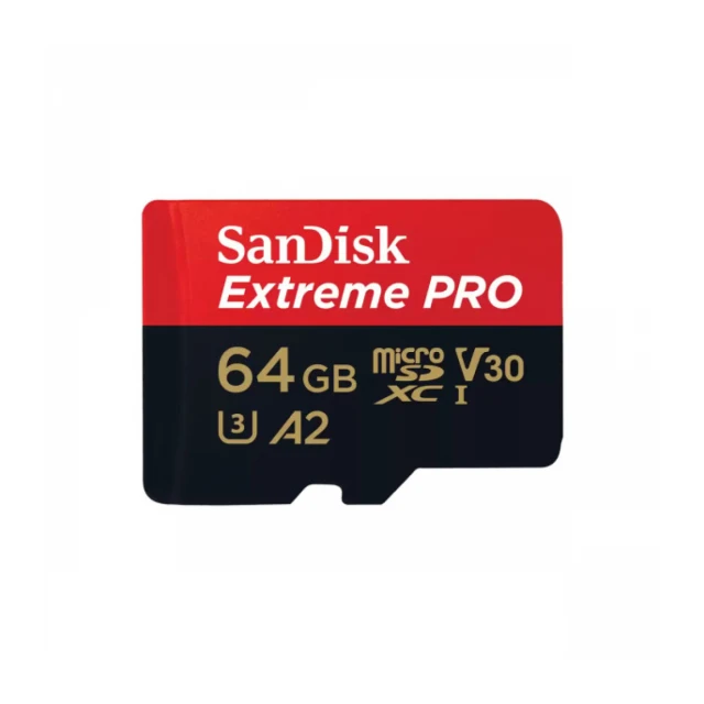 Micro SDXC SanDisk 64GB Extreme PRO, SDSQXCU-064G-GN6MA sa adapterom