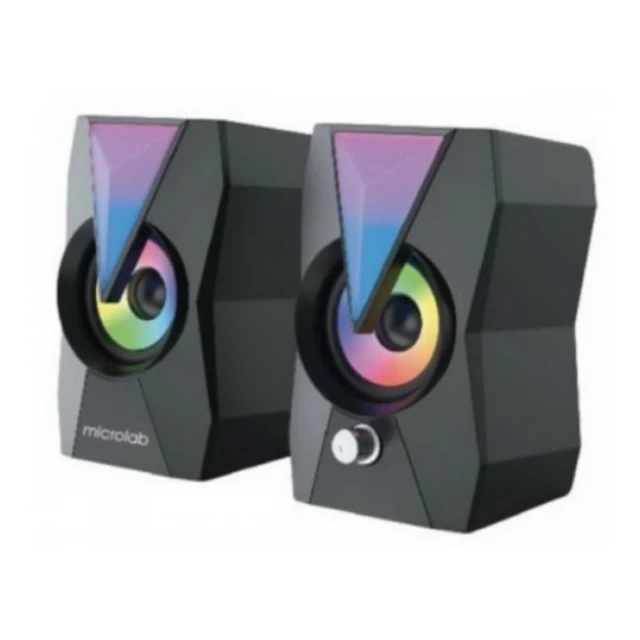 Microlab B25 Stereo zvucnici black, 6W RMS (2 x 3W), USB power, 3,5mm RGB