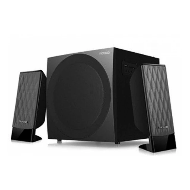 Microlab M300 Aktivni drveni zvucnici 2.1 sistem 38W RMS(14W, 2x12W) 3.5mm