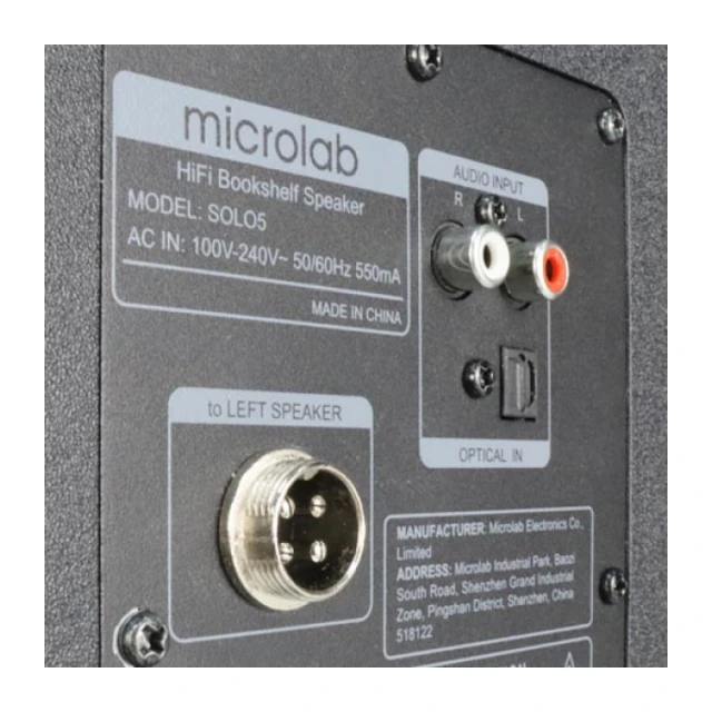 Microlab SOLO5 Aktivni drveni zvucnici 2.0 90W RMS (30W+15W)*2 5,25+1, Bluetooth, Optical, 2RCA