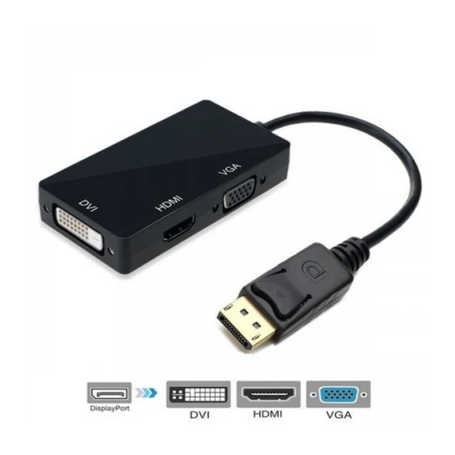 Mini DisplayPort na HDMI+VGA+DVI DHV-59