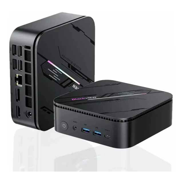 Mini PC Blackview MP100 i3-1215U 16GB/NVMe 512GB/Dual WiFi/LAN/BT/Win11 Pro