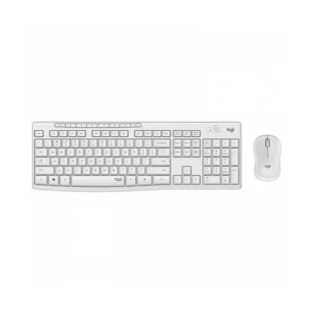 MK295 Silent Wireless Desktop Off White US