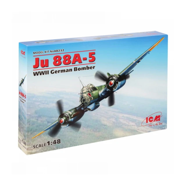 Model Kit Aircraft - Ju 88A-5 WWII German Bomber 1:48