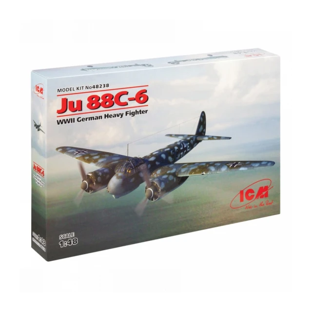 Model Kit Aircraft - Ju 88С-6 WWII German Heavy Fighter 1:48