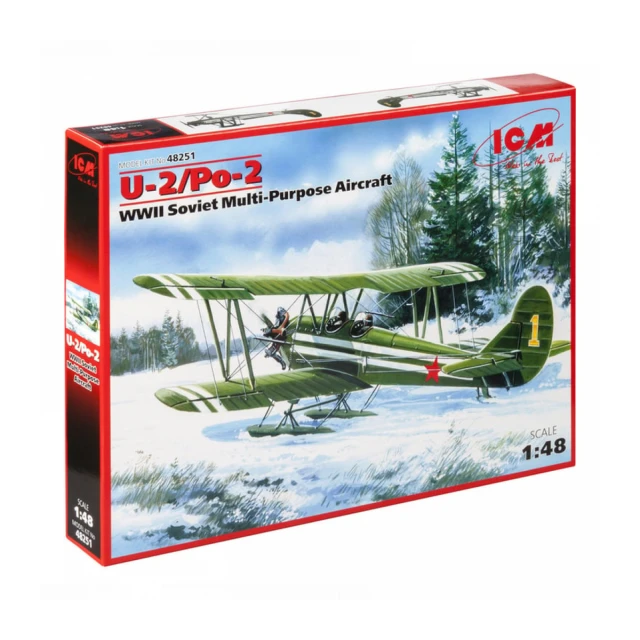 Model Kit Aircraft - U-2/Po-2 WWII Soviet Multi-Purpose Aircraft 1:48