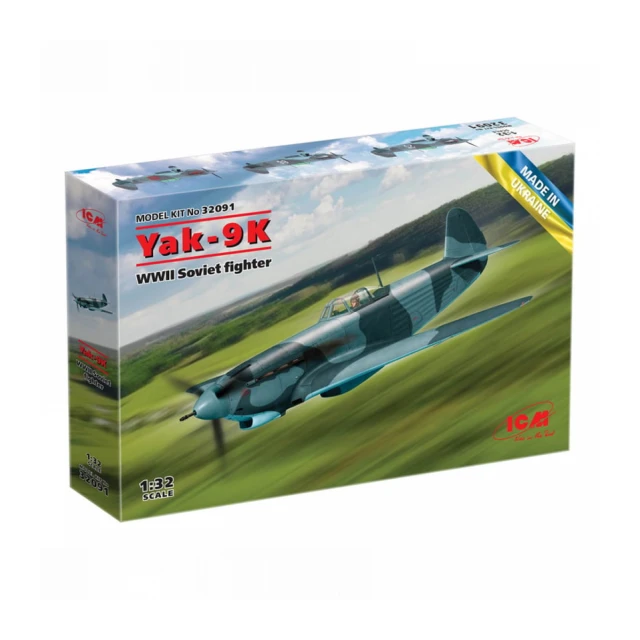 Model Kit Aircraft - Yak-9K WWII Soviet Fighter 1:32