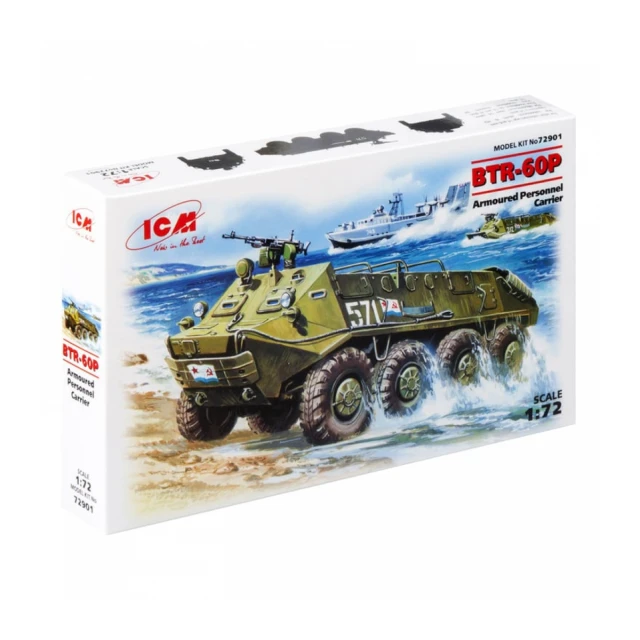 Model Kit Military - BTR-60P, Armoured Personnel Carrier 1:72