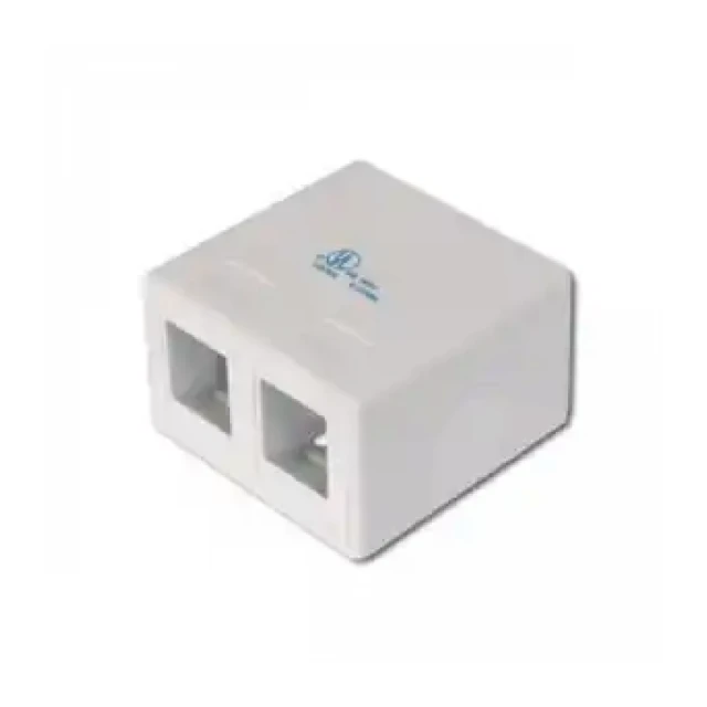 Modul nazidne utičnice prazne 2xRJ45 AT-AG-302A-WH