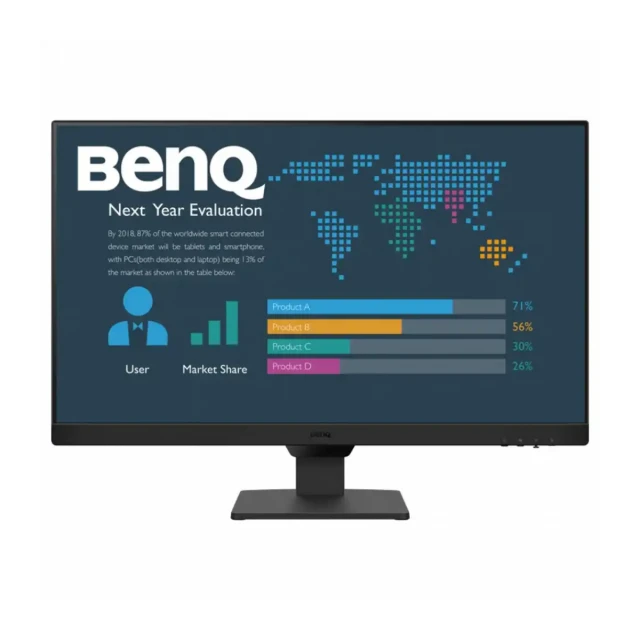 Monitor 23.8 BENQ BL2490 1920x1080/Full HD/IPS/5ms/100Hz/HDMI/DP/Zvučnici