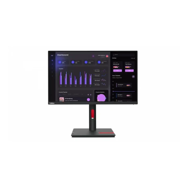Monitor 24 Lenovo T24i-30 63CFMATXEU 1920x1080/Full HD/IPS/60Hz/4ms/VGA/HDMI/DP/USB/Pivot