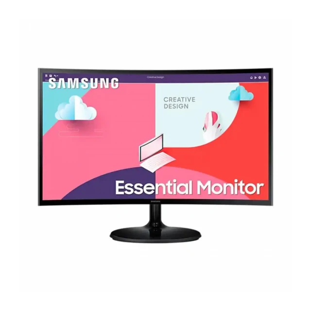 Monitor 24 Samsung LS24C360EAUXEN 1920x1080/FHD VA/75Hz/4ms/VGA/HDMI/HDCP/Freesync/VESA/Curved