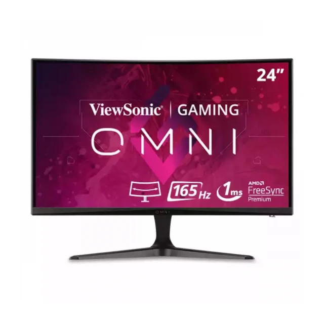 Monitor 24 ViewSonic Omni VX2418C 1920x1080/Full HD/165Hz/1ms/HDMI/DP/Curved