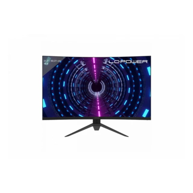 Monitor 31.5" LC Power LC-M32-QHD-165-C-V2 QHD, 2560x1440, 165Hz, VA Panel, Curved (1500R) 2xDP/1xHDMI, Audio out