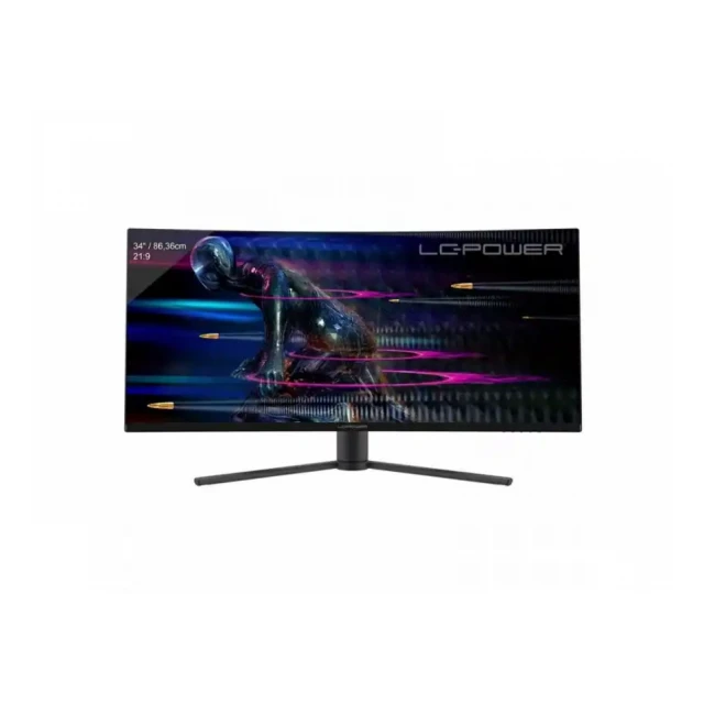 Monitor 34 LC POWER LC-M34-UWQHD-165-C 3440x1440/VA/165Hz/4ms/2xHDMI/2xDP/Pivot/FreeSync Premium