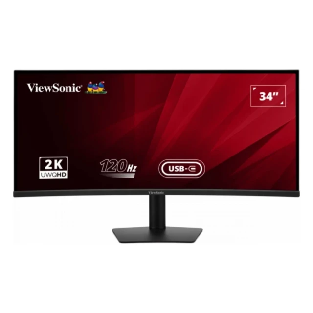Monitor 34 Viewsonic VA3420C 3440x1440/UWQHD/IPS/21:9/1ms/120Hz/2xHDMI/DP/3xUSB/USB-C/zvučnic/curved