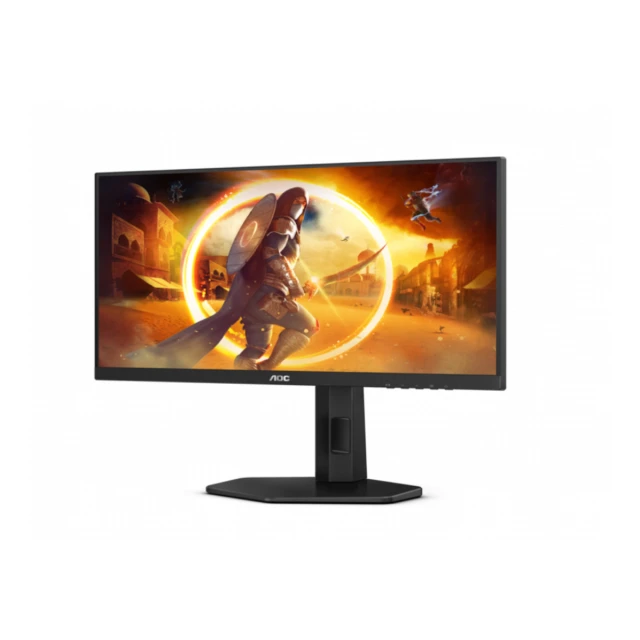 Monitor AOC 24G4X 23,8"/IPS/1920x1080/180Hz/1ms GtG/HDMIx2,DP,/Gsync,freesync/pivot,visina/crna