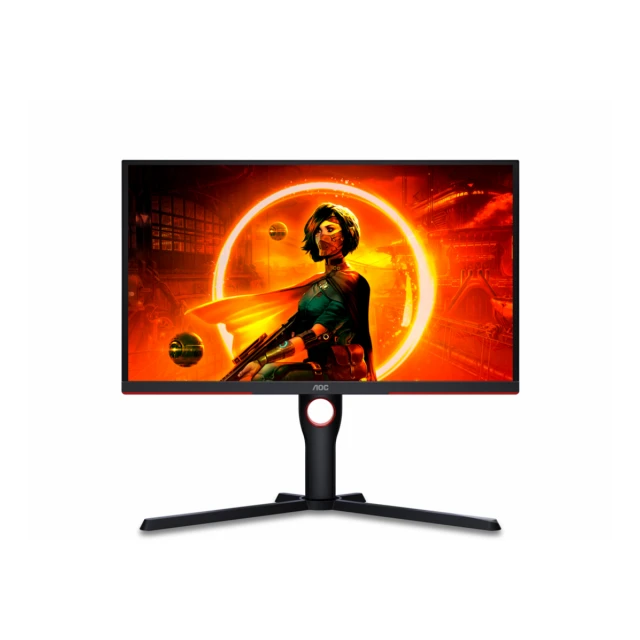 Monitor AOC 25G3ZM/BK 24.5"/VA/1920x1080/240Hz/1ms GtG/HDMIx2,DP/Freesync/Pivot,visina/crna