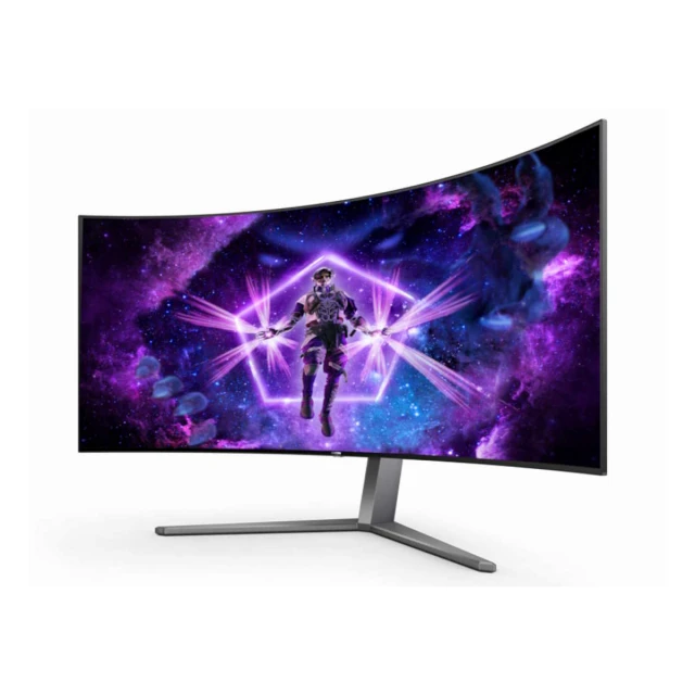 Monitor AOC AG456UCZD 44,5"/OLED,zakriven,21:9/3440x1440/240Hz/0,03ms GtG/HDMIx2,DP,USB/Gsnyc/visina