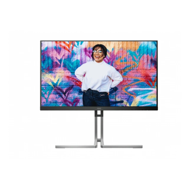 Monitor AOC Q27U3CV 27"/IPS/2560x1440/75Hz/4ms GtG/HDMI,DP,USB, USB type C/pivot,visina/zvucnici