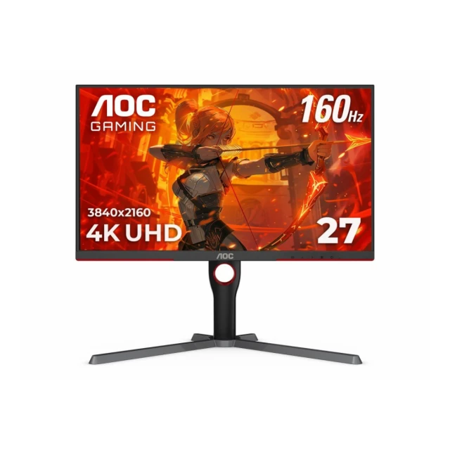 Monitor AOC U27G3X/BK 27"/IPS/3840x2160/160Hz/1ms GtG/HDMIx2,DPx2/Gsync,adaptive sync/Pivot,visina