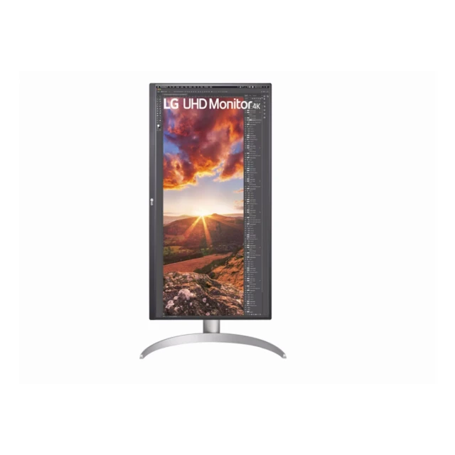 Monitor LG 27UP85NP-W 27"/IPS/3840x2160/60Hz/5ms GtG/HDMIx2,DP,USB/Freesync/pivot,visina/srebrna