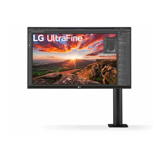 Monitor LG ERGO 27UN880P-B 27"/IPS/3840x2160/60Hz/5ms GtG/HDMIx2,DP,USB/Freesync/VESA/pivot,visina