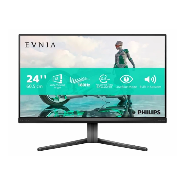 Monitor PHILIPS 24M2N3200S/00 23,8"/IPS/1920x1080/180Hz/1ms GtG/HDMIx2,DP/zvučnici/VESA/crna