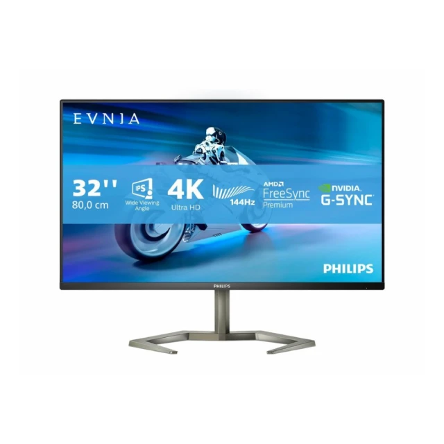 Monitor PHILIPS 32M1N5800A/00 31,5"/IPS/3840x2160/144Hz/1ms GtG/HDMIx2,DPx2,USB/freesync/Pivot/crna