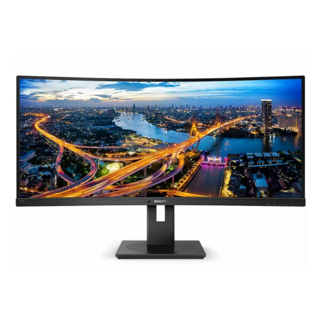 Monitor PHILIPS 346B1C/00 34"/VA,21:9,zakrivljen/3440x1440/100Hz/4ms GtG/HDMI,DP,USB,LAN/zvučnici