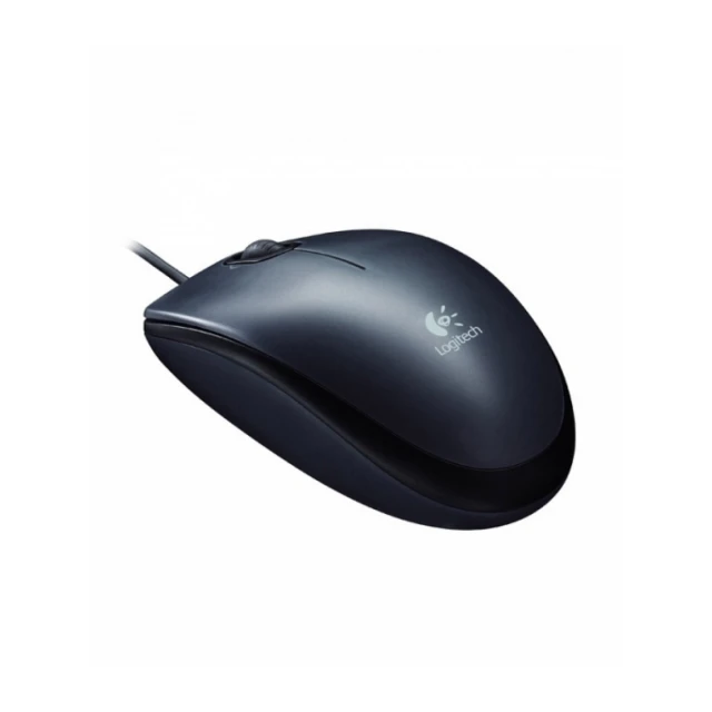 Mouse USB Logitech M90 Optical Wired Black 910-001793