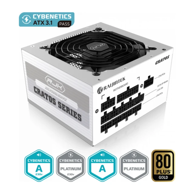 Napajanje 1200W Raijintek Cratos, Belo  0R30B00004