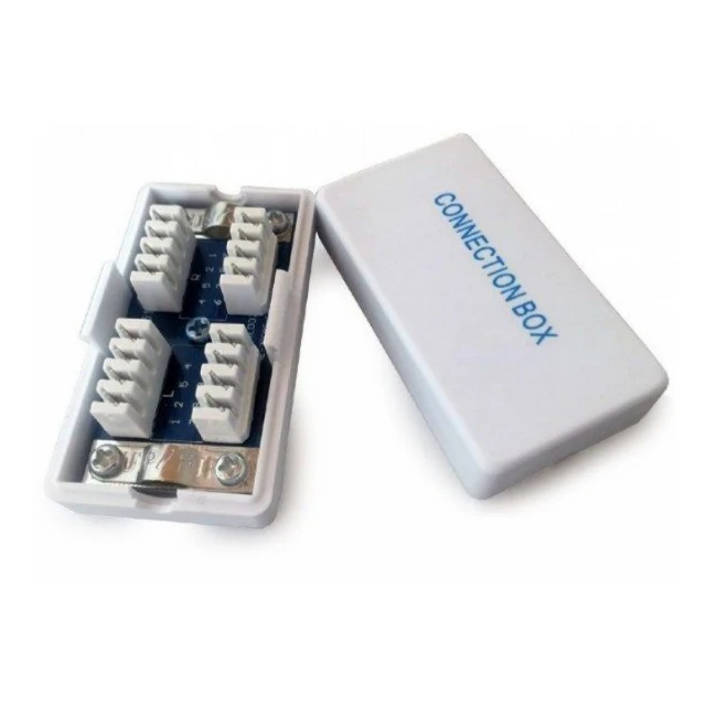 NCA-LSAS6-01 Gembird Cat.6 LAN coupler, LSA (Krone), shielded (silver color)