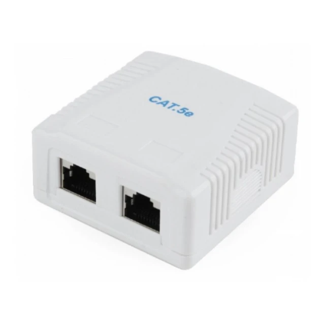 NCAC-2F5E-01 Gembird CAT5E FTP kutija za povr&#353;insku monta&#382;u sa 2 porta za RJ45