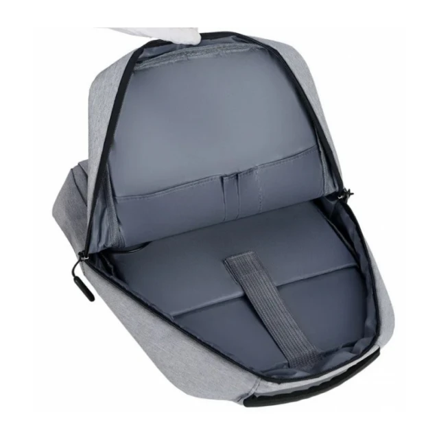 NCC-15-KLB011 Gembird Ranac poslovni Sivi za laptop 15,6inc 41x28x12cm USB konektor