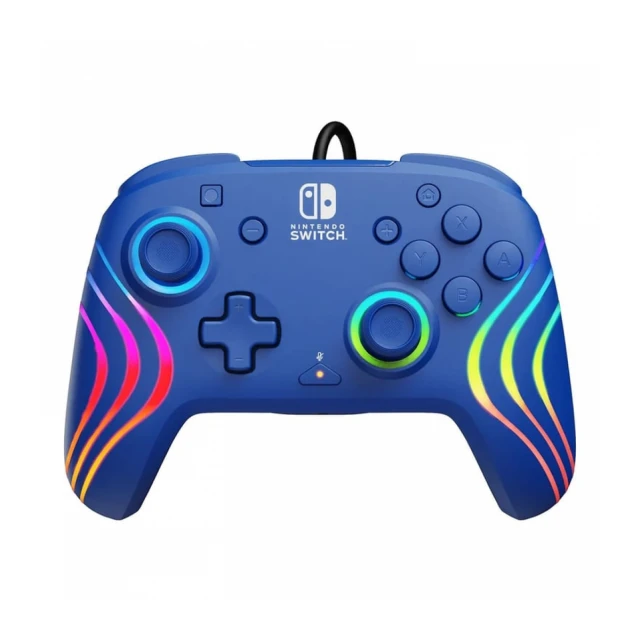 Nintendo Switch Afterglow Wave Wired Controller Blue