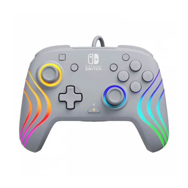 Nintendo Switch Afterglow Wave Wired Controller Grey